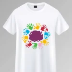 Celebrate Holi with a Classic White T-Shirt