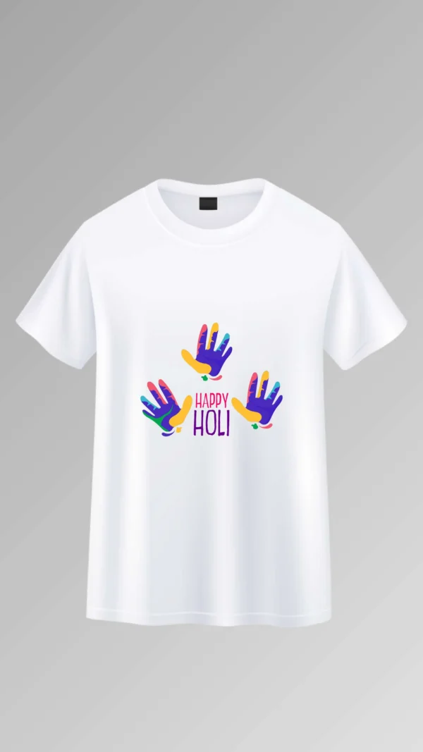 White Bliss Holi Special T-Shirt