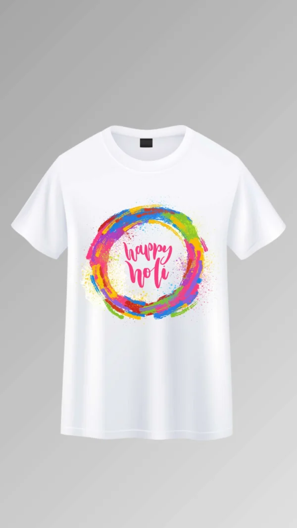 Rangilo Holi White T-Shirt Collection