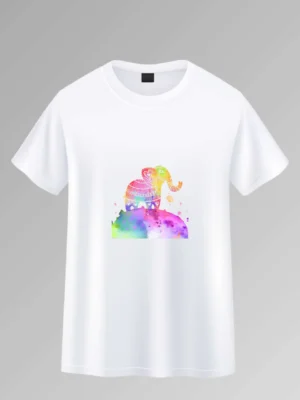 Color Craze White Holi T-Shirt