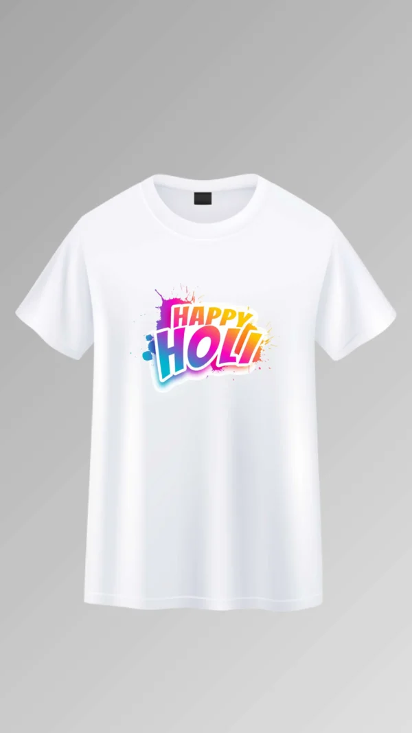 Holi Harmony White T-Shirt